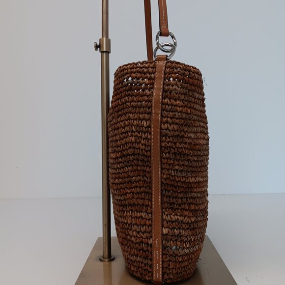 Proenza Schouler White Label Raffia Spring Bucket Bag - Honey - Picture 5 of 16